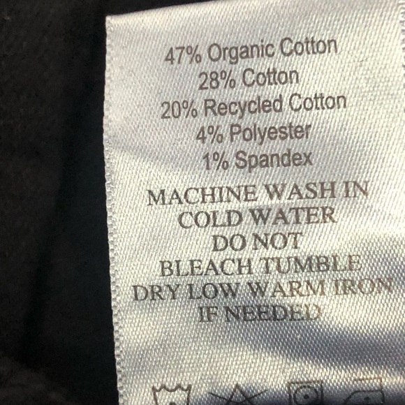 NWT Just USA black denim A Line skirt fray hem pockets front zip M - Picture 9 of 12